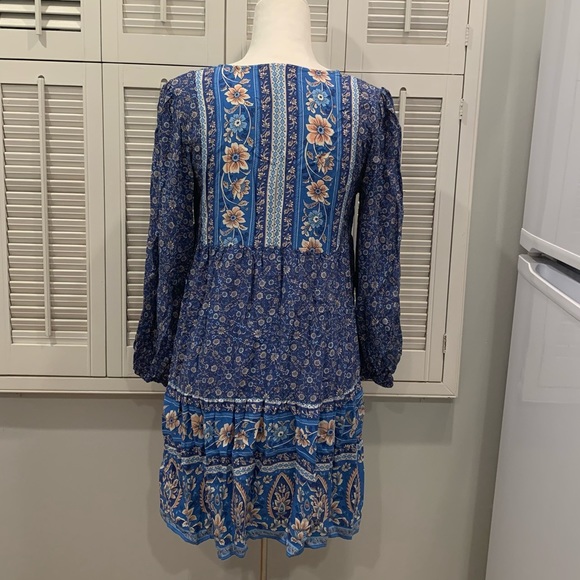 Floral Paisley Hippie Dress - Picture 5 of 8